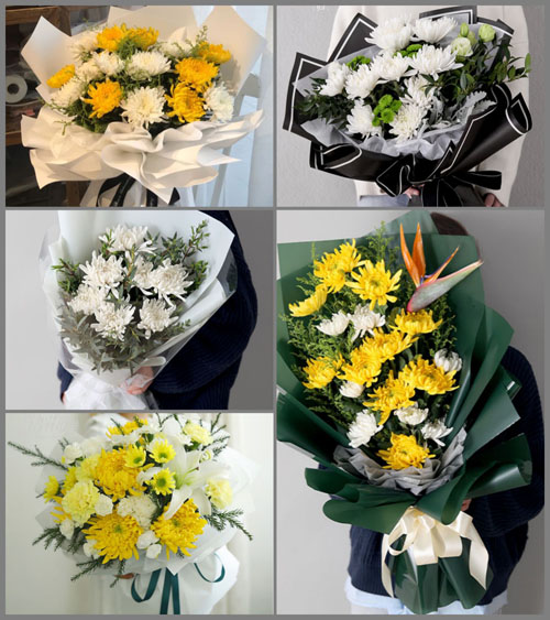 江西赣州章贡区沙石镇沙石村白事花束代送
